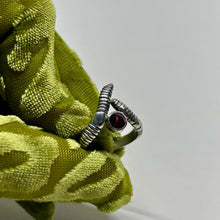 Load image into Gallery viewer, Chevron Gem Worm Ring