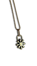 Load image into Gallery viewer, Brass Splat Blossom Charm