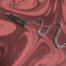 Load image into Gallery viewer, CREATURE medallion with sm figaro chain