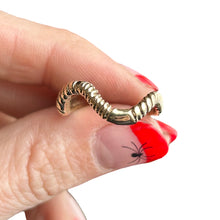 Load image into Gallery viewer, Brass Stacking Worm Ring
