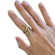 Brass Squirm Ring